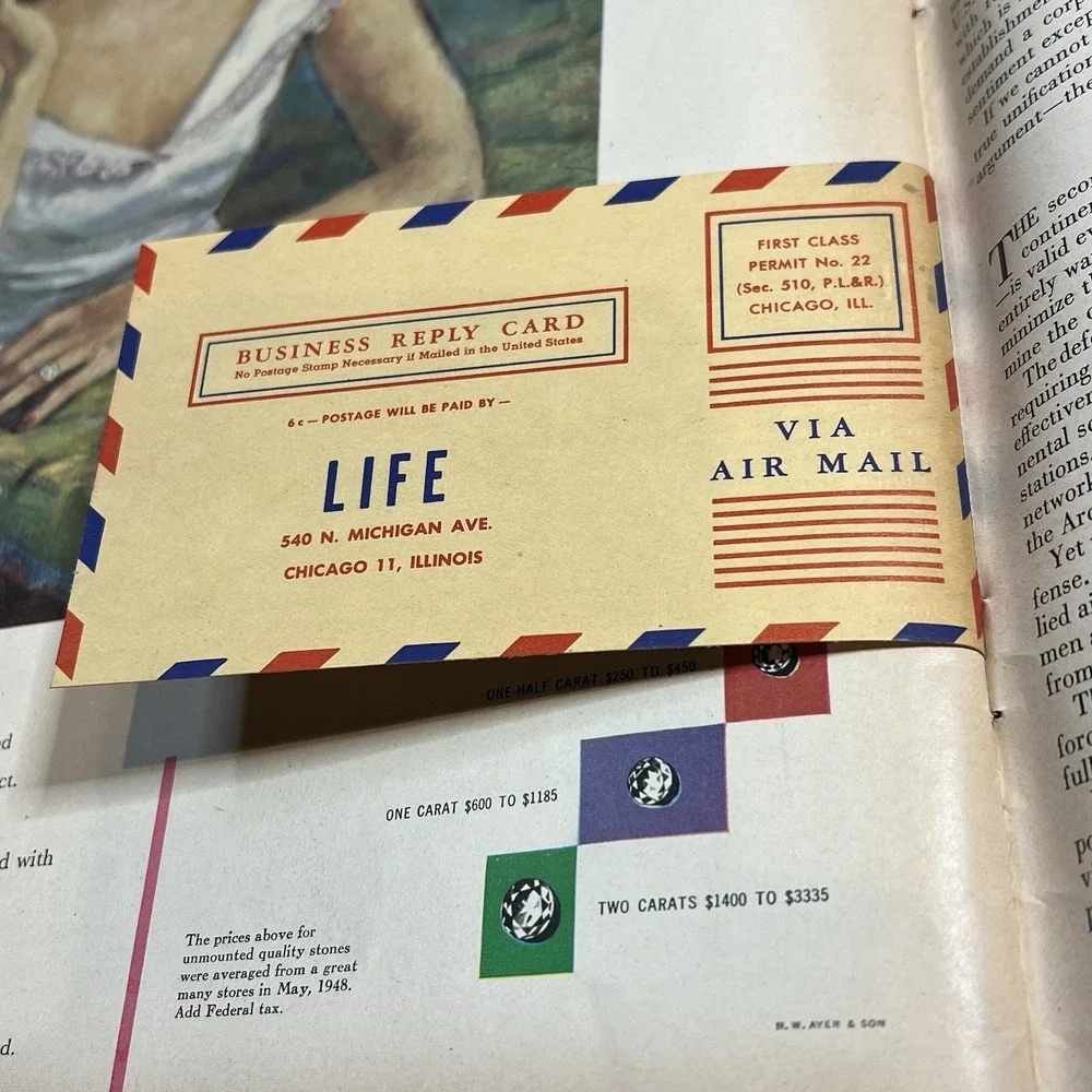 VTG Life Magazine‎ August 16, 1948 Young Fisherman Dennis Van Vliet